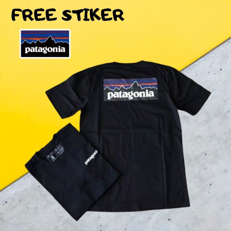 KAOS PATAGONIA - MOUNTAIN  TSHIRTPATAGONIA BAJU PATAGONIA FREE STIKER