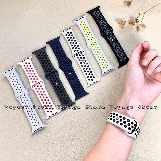 RECOMENDED STRAP NIKE RUBBER SPORT FOR IWATCH APPLE WATCH 42MM 44MM SERIES 4