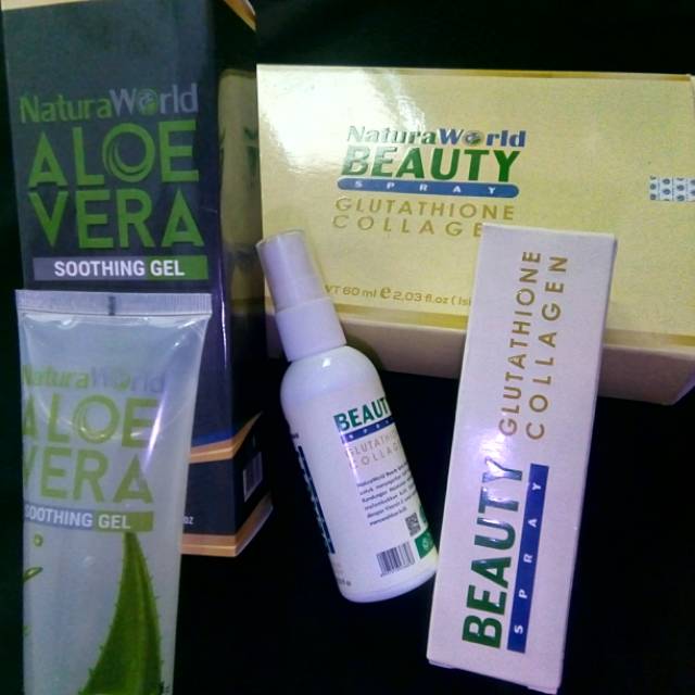 NATURA BEAUTY WORLD 100% ORIGINAL , beauty spray & Aloe Vera.
