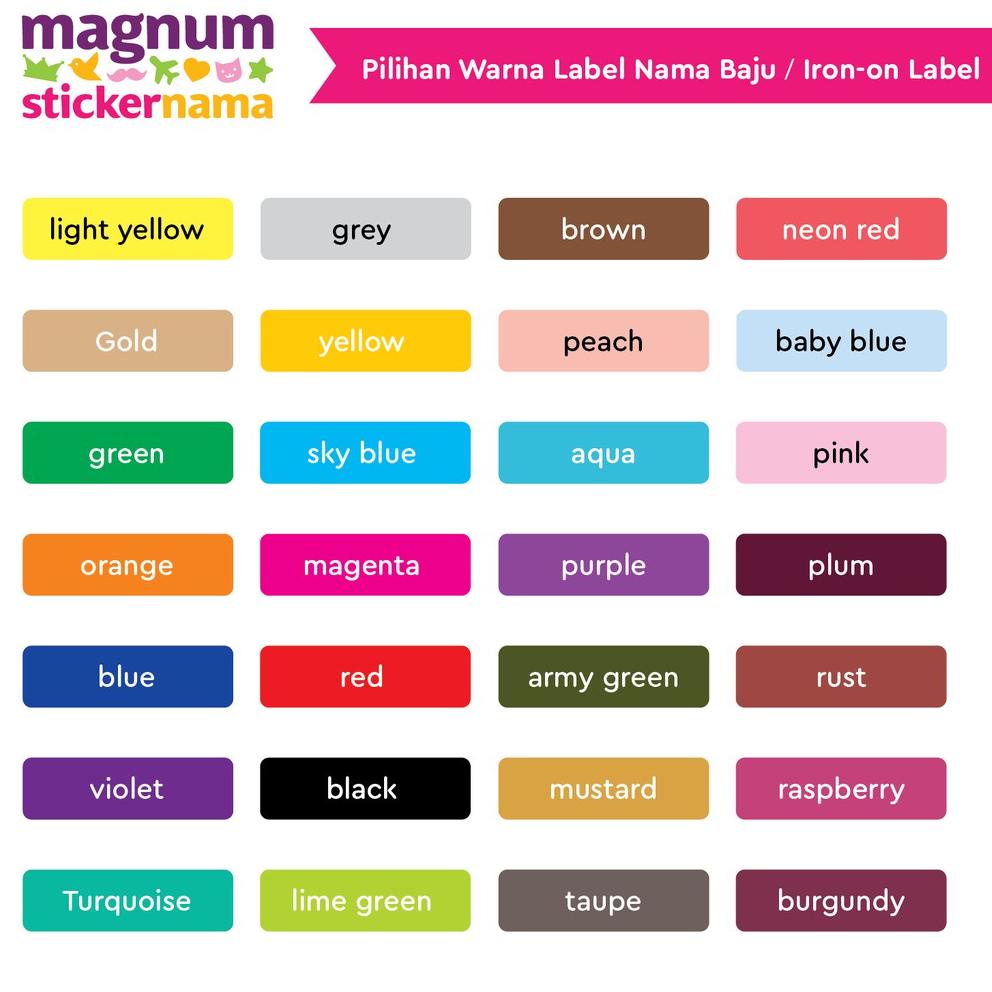 

Laris✰☍ FTVLD Label Nama Baju, Label Nama Kain, Label Setrika, Iron-On Label Polos Y84 ☍Kirim Langsu