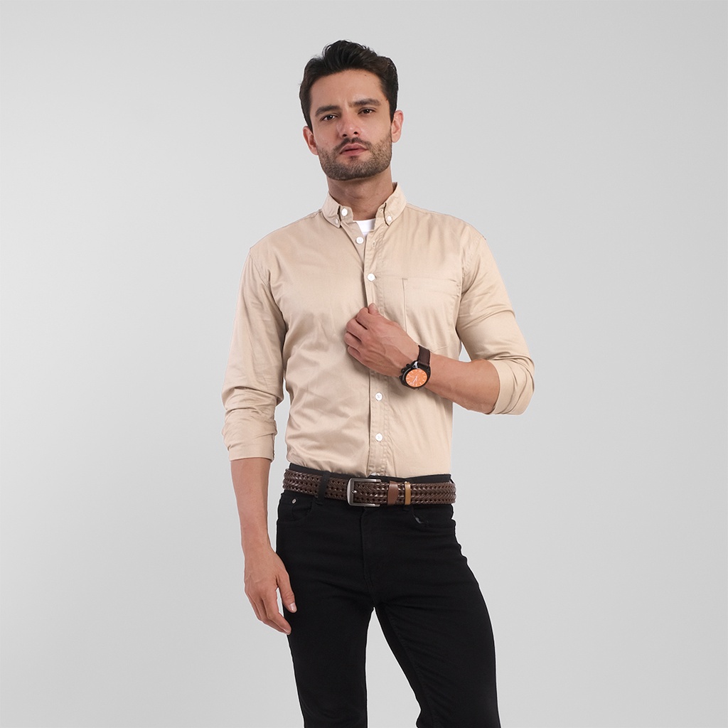Maydee Tunik Aiko Couple Atasan Tunik Couple Kasual Premium-Aiko Cream Pria