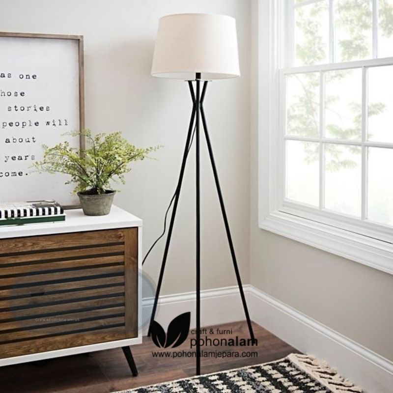 floor lamp lampu lantai ruang keluarga