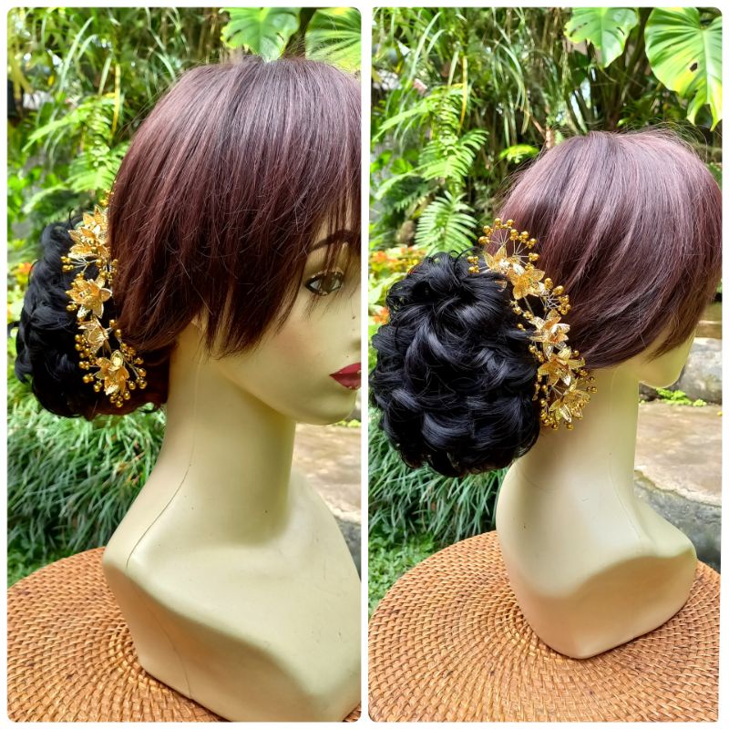 sanggul jepit curly size M/sanggul modern