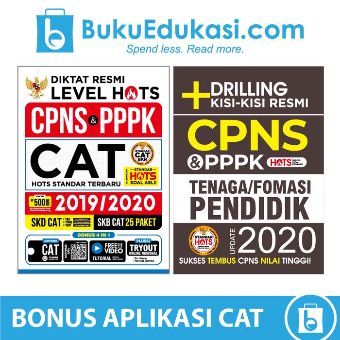 

DISKON HARGA DIKTAT RESMI LEVEL HOTS CPNS DAN PPPK CAT + FORMASI TENAGA PENDIDIK KPL020
