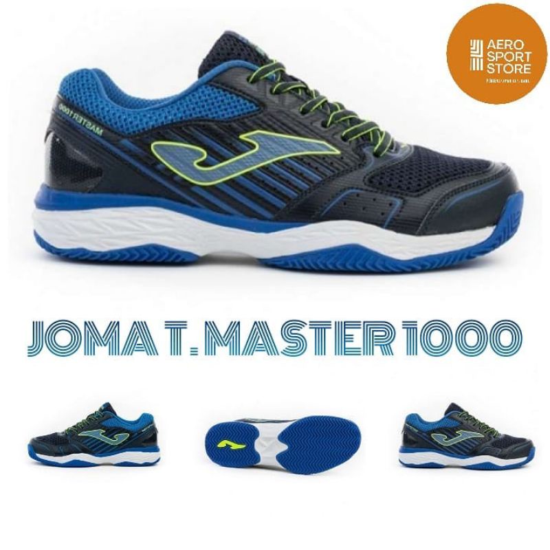 [ SEPATU TENIS LAPANGAN JOMA T. MASTER 1000 - BIRU ]