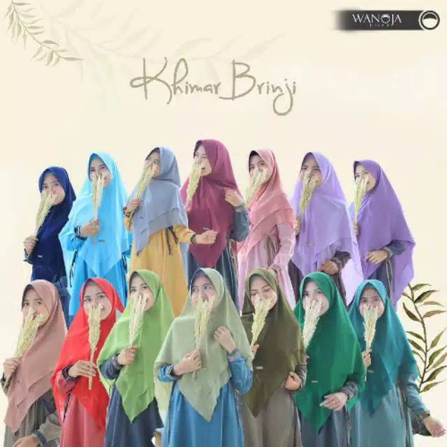 BRINJI KHIMAR by Wanoja Hijab. Hijab. Khimar.
