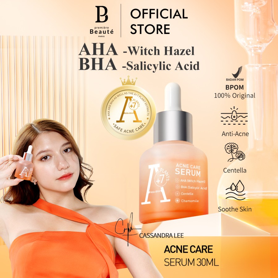 ✨ AKU MURAH ✨ Premiere Beaute Acne Care Serum 30mL Salicylic acid BHA AHA BPOM