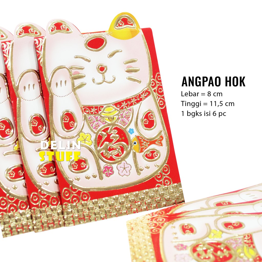 

Angpao Imlek / Angpau Hok Fuk isi 6 pc 2307155 A