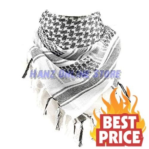 Sorban SHEMAGH FMA ARMY - SORBAN SYAL TACTICAL - PUTIH(X9B0) Sorban Kasmiri Original ORIGINAL BEST S