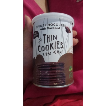 

Coklat thin Cookies