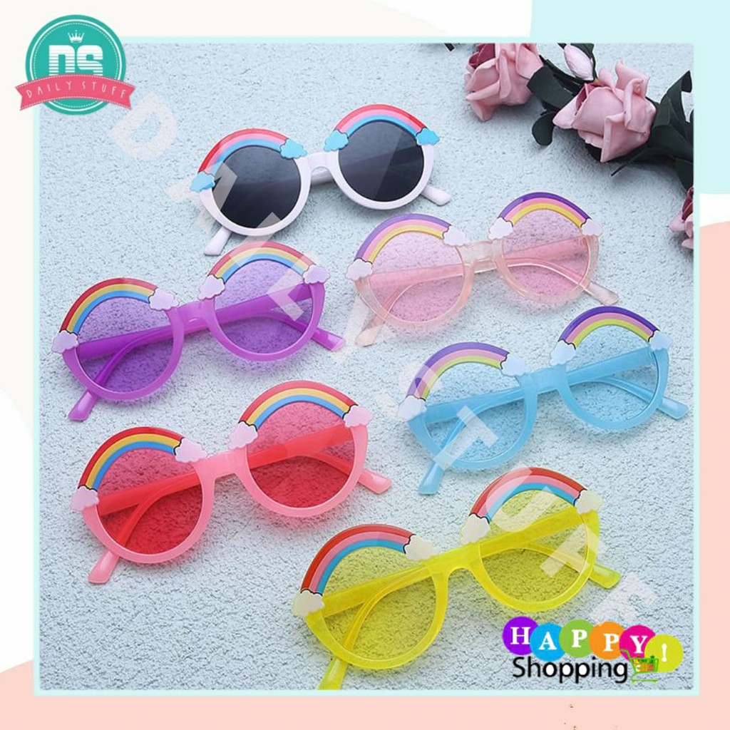 DS KA-88 Kacamata Anak New Trend/Fashion Anak Unisex Terbaru Model Pelangi/Rainbow High Quality Import Style Korea