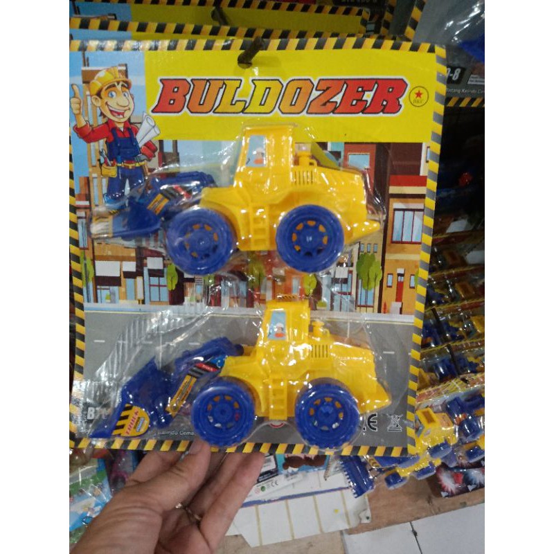 Mainan Buldozer 2 pcs
