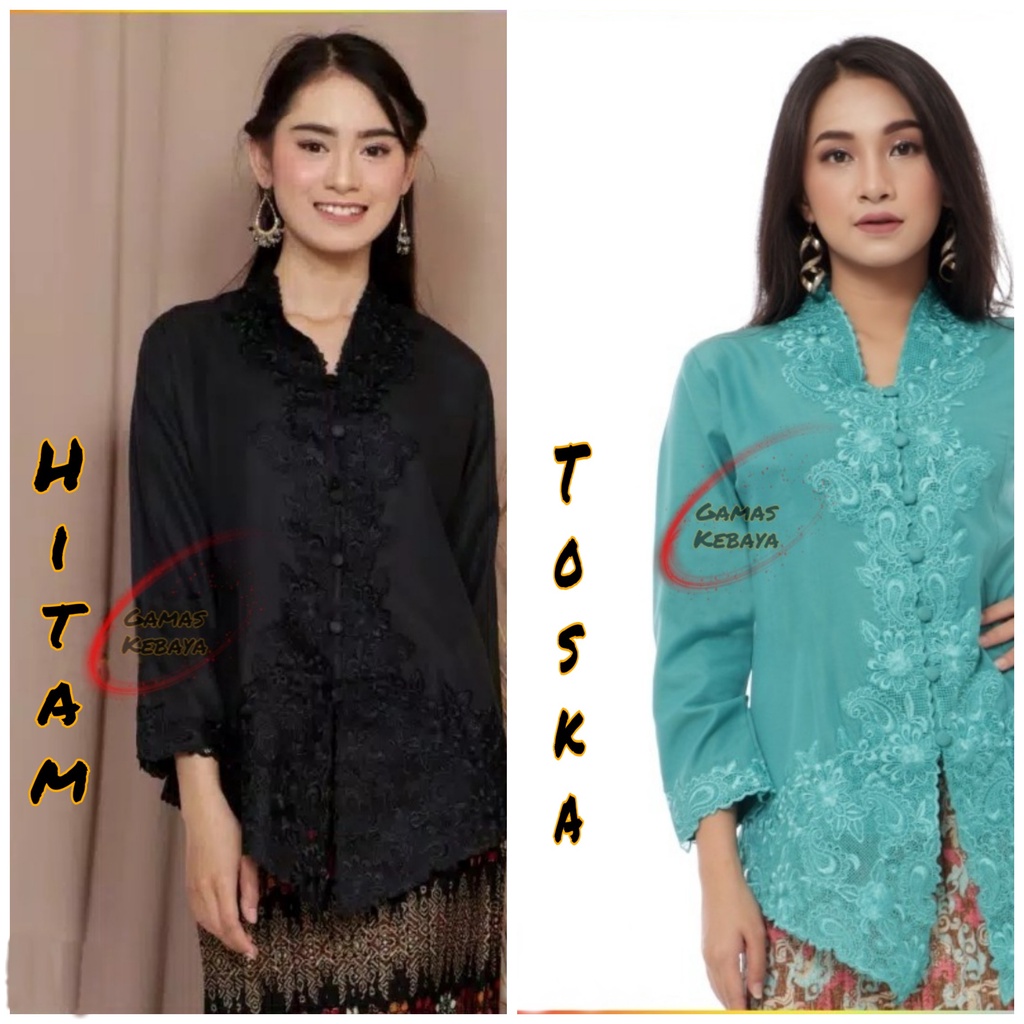 ATASAN KEBAYA ENCIM PREMIUM TERMURAH/KEBAYA BORDIR/KEBAYA MODERN/KEBAYA JUMBO/BAJU KEBAYA 2021