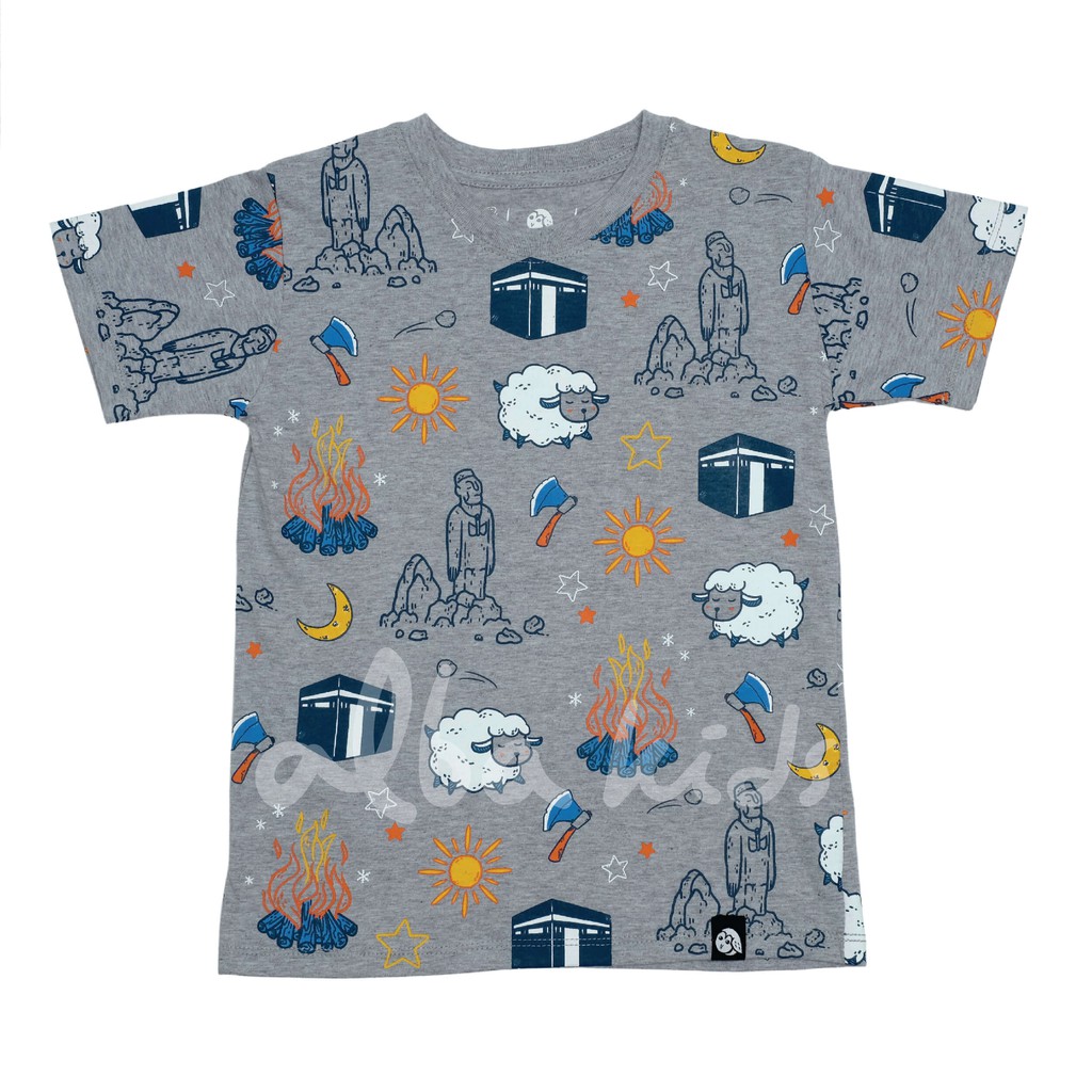 Baju Kaos Anak Laki Laki Muslim Alba Kids Tema Nabi Ibrahim