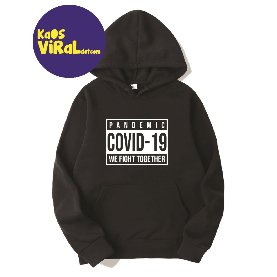 JACKET HOODIE PANDEMIC CVD19 WE FIGHT TOGETHER HOODIE