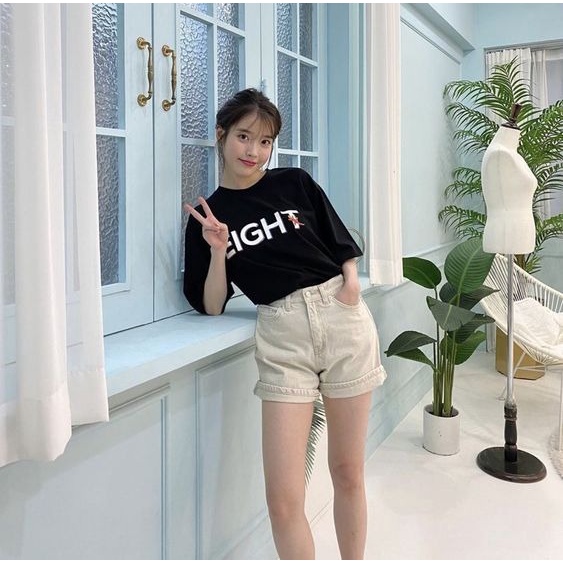 MYSTIQUE.ID-BAJU KAOS EIGHT T-SHIRT LUCU DAN AESTHETIC