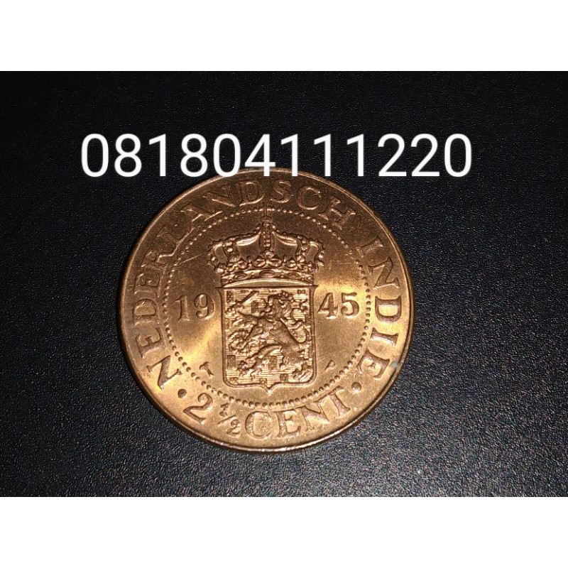 Koin Benggol 2,5 Sen Cent