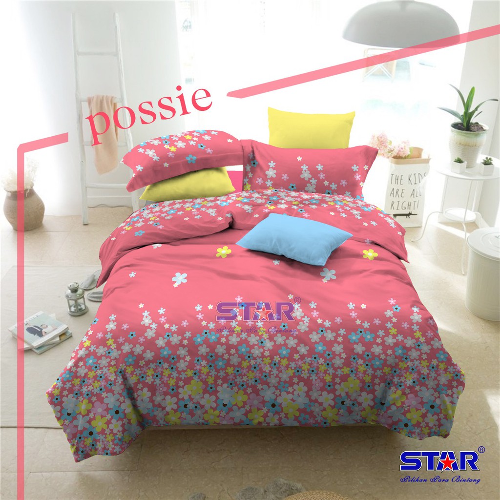 Vhepra Sprei Katun Motif Possie