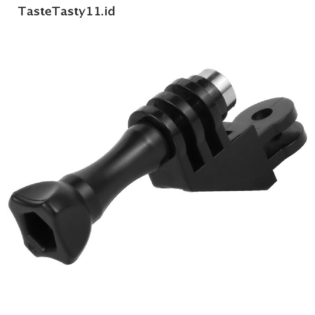 (TasteTasty) Adapter Mount Siku 90 Derajat Dengan Sekrup Jempol Untuk GoPro Hero 9 / 8 / 7 / 6