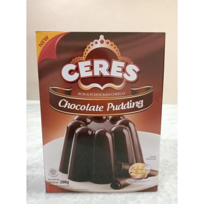 

Ceres Chocolate Pudding / Pudding Coklat 200 Gr NEW Kode 1386