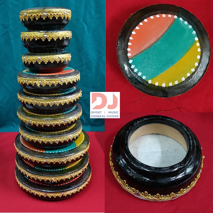 REBANA QOSIDAH SET 10 SUSUN DENGAN TAS