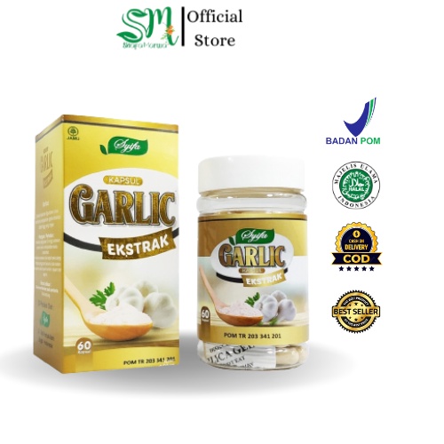 

Kapsul Garlic Oil Isi 60- Minyak Bawang Putih Murni Sehat Sentosa Obat Kolesterol
