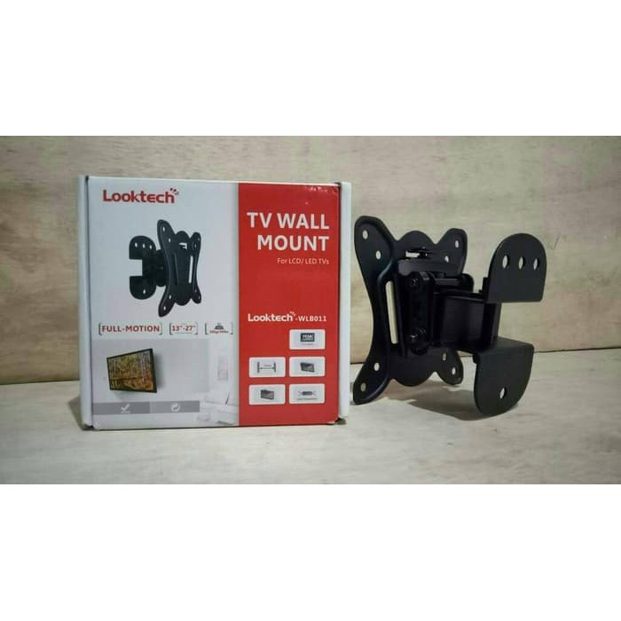 Bracket LED TV 19&quot;s/d27&quot; Swivel 4 Arah ori