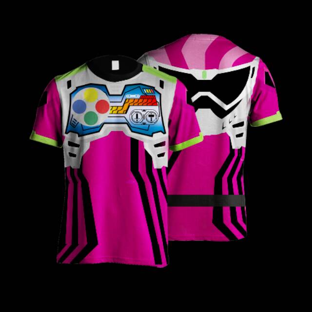 T-SHIRT SUBLIME KAOS BAJU- KAMEN RIDER EX-AID BRAVE SNIPE LAZER GENM POPPY MUTEKI EXAID EX AID
