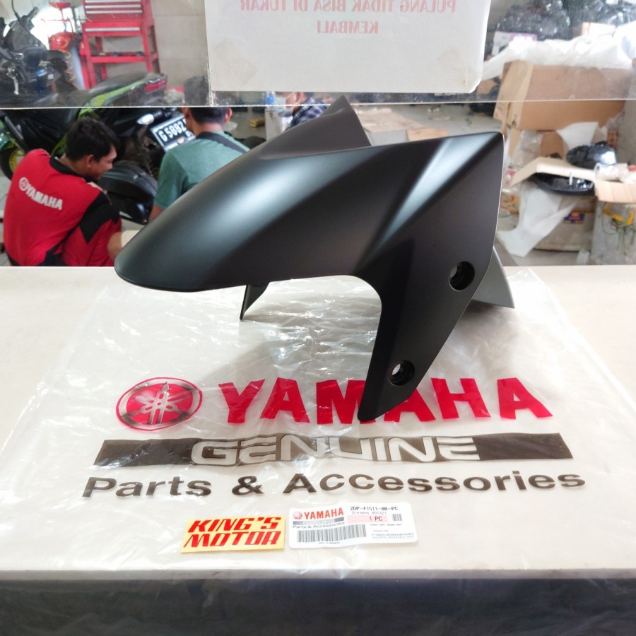 SPAKBOR DEPAN ALL NEW NMAX N-MAX CONNECTED HITAM DOFF LICIN 2DP-PC