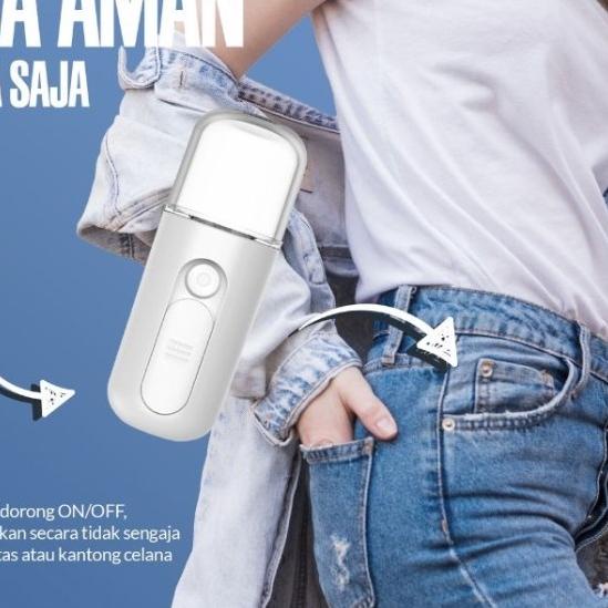 ➶ Portable Nano Mist Sprayer Fitcare - Pink ➬