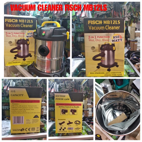 VACUUM CLEANER FISCH MB12LS - ALAT SEDOT DEBU FISCH - FISCH MB12LS