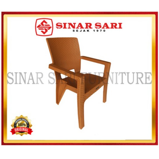 Sinar Sari - Kursi makan Kursi Plastik Napolly Big-8R3 Arm