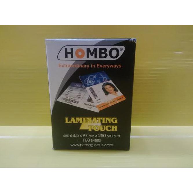 

IBARUl Hombo Plastik Laminating KTP - 250 Micron