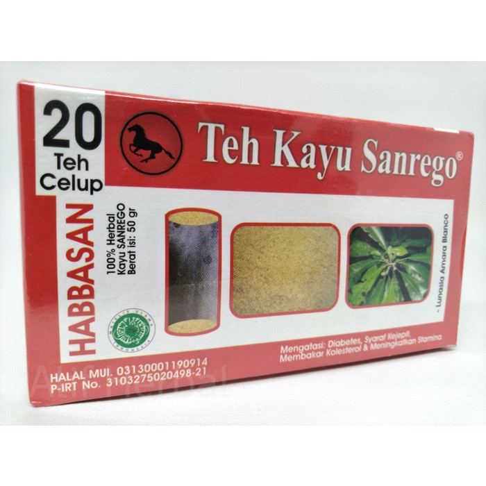 Teh Celup Kayu SANREGO isi 20Sachet