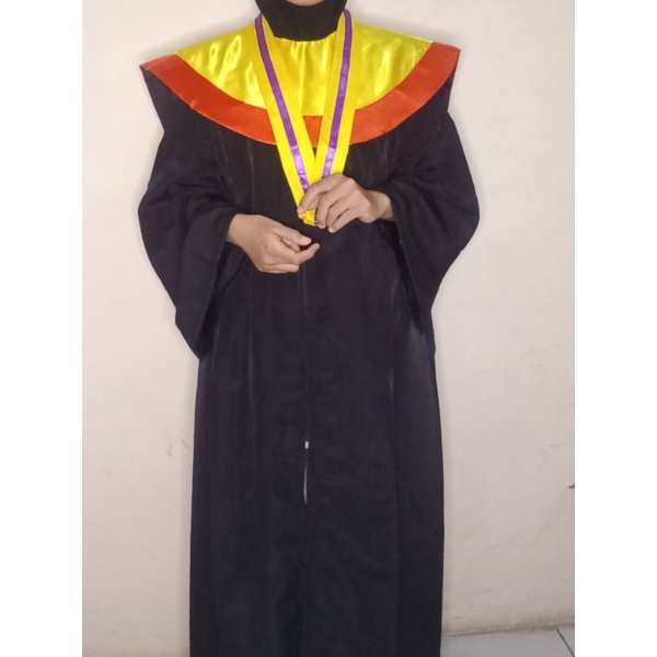 toga wisuda SD lengkap. jubah perlengkapan wisuda