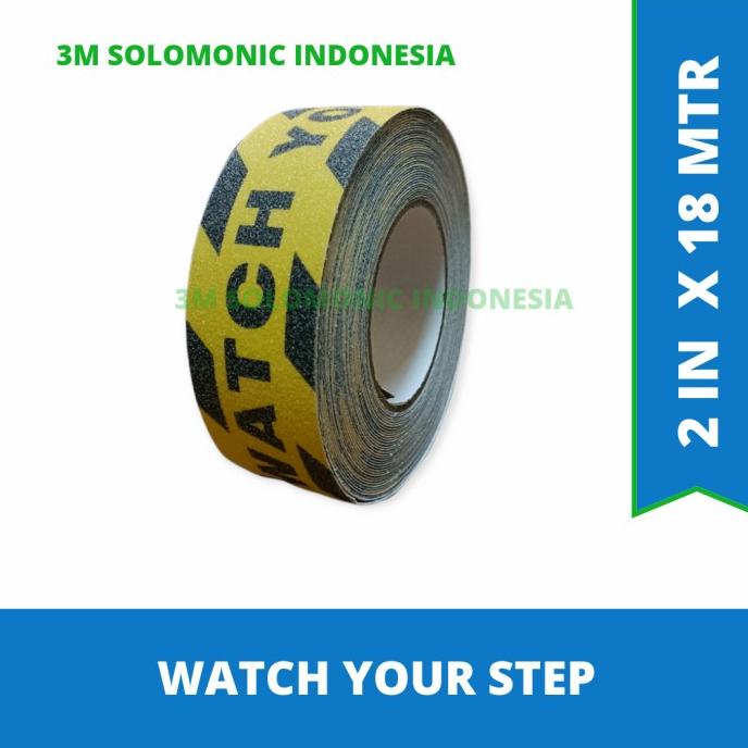 

safety walk km - watch your step - Lakban anti slip -lantai & tangga