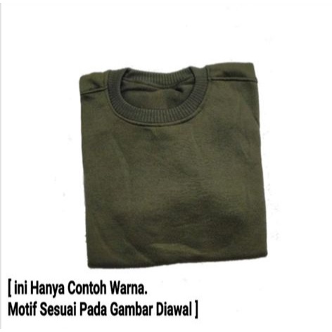 SWEATERPOLOS BASIC FEAR OF GOD SIZE M-XXL (PRIA & WANITA)-ARMY
