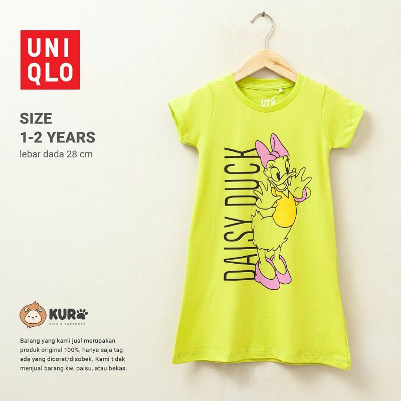 [BISA COD] Dress Anak Perempuan Uniqlo X Disney Original