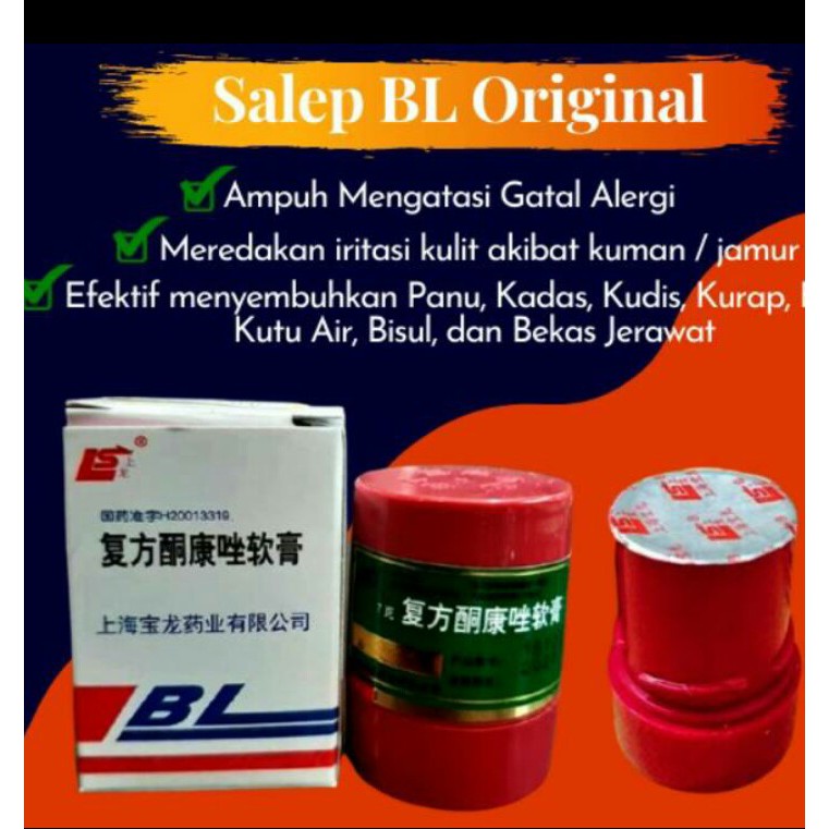 [4PCS] Salep Gatal BL Cream Asli Original Obat gatal membandel alergi kurap panu eksim selangkangan 