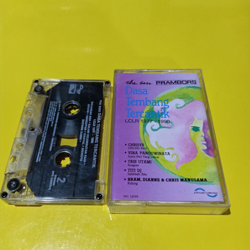 Kaset DASA TEMBANG TERCANTIK LCLR 1977 1990