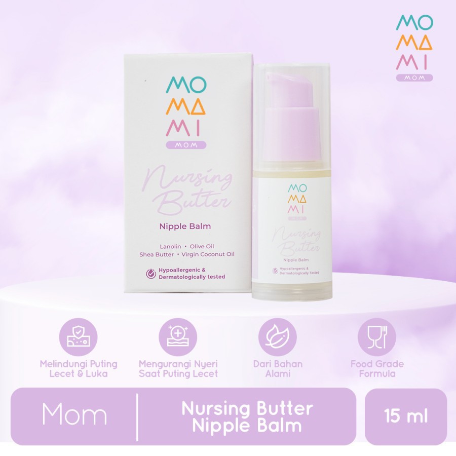 Momami Nursing Butter Nipple Balm / Krim Nipple 15ml