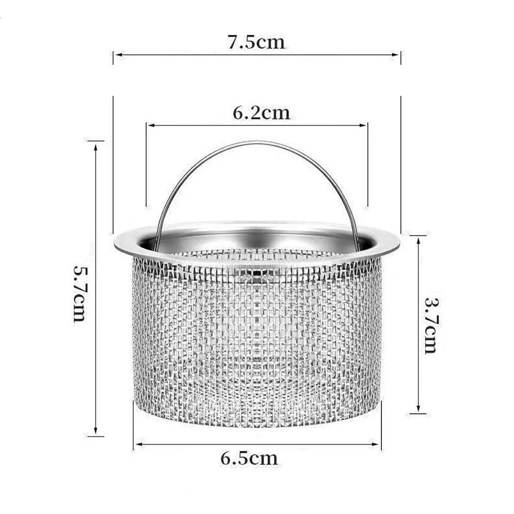 NICKOLAS1 Saringan Wastafel Stopper Bak Mandi Saluran Air Wastafel Alat Dapur Lubang Selokan Outfall Outfall Strainer