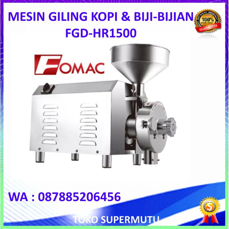 Mesin Penepung FGD-HR1500 Coffee Grinder Fomac