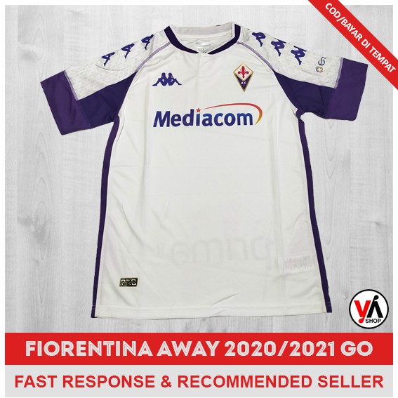 OBRAL Jersey Bola Langka Fiorentina Away 2020 2021 Grade Ori Kualitas Terbaik