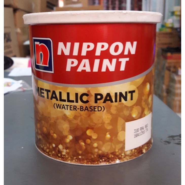 

HARGA SPESIAL Metallic paint nippon paint 3100 real gold 750ml SEDIA!