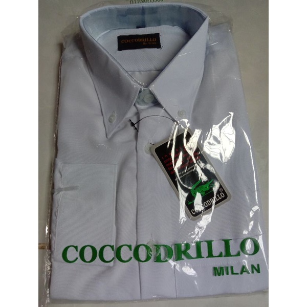 KEMEJA PRIA DEWASA/KEMEJA PUTIH MEREK COCCODRILLO LENGAN PANJANG/LENGAN PENDEK/PAKAIAN FORMAL