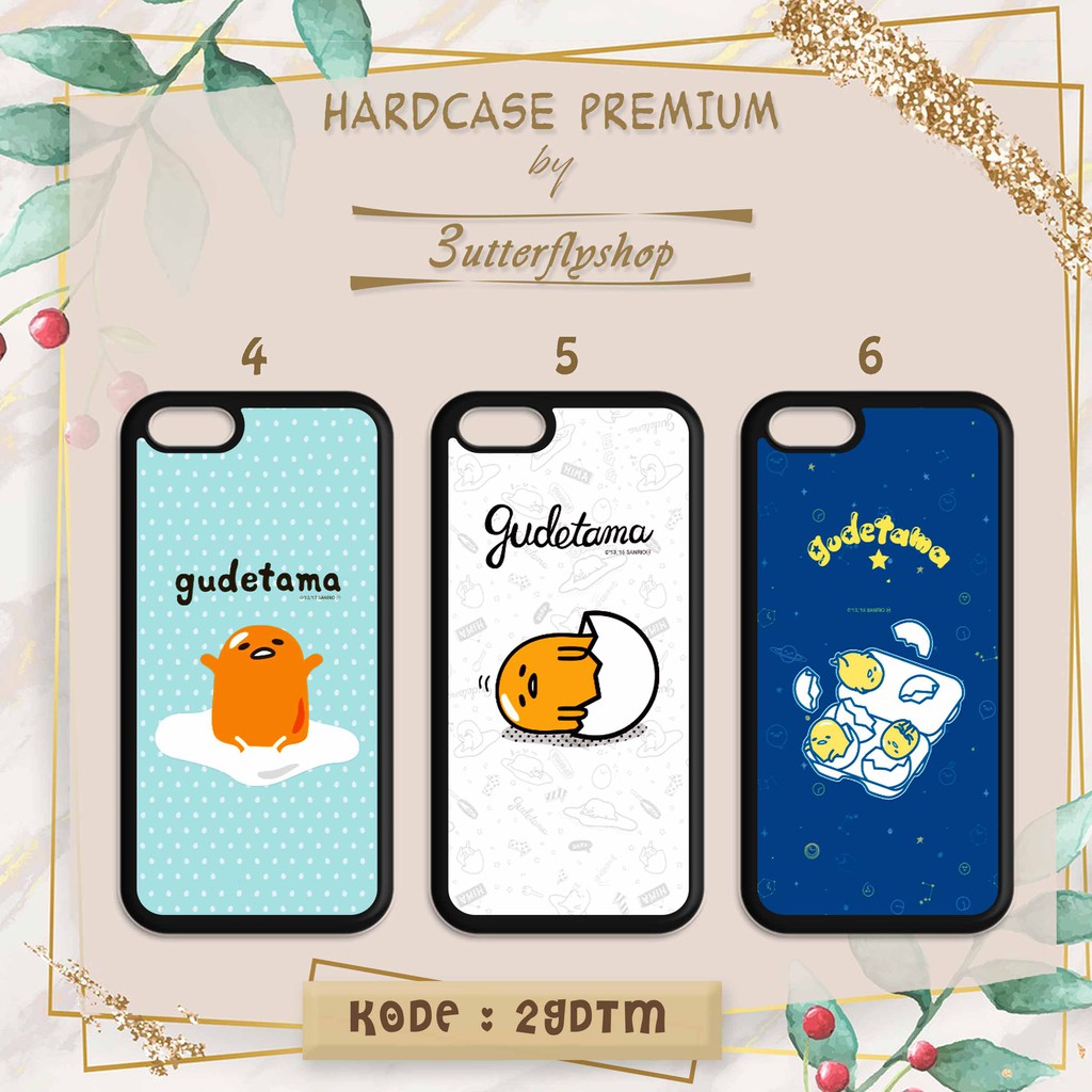 Hardcase Gudetama Cute casing case HP xiaomi samsung iphone oppo vivo realme redmi meizu