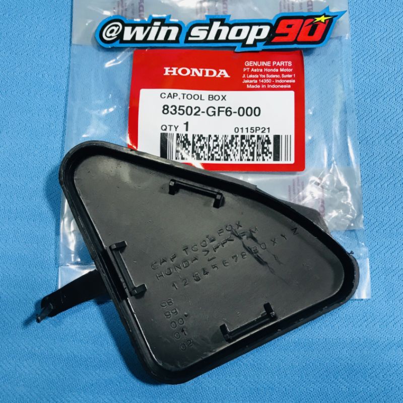 Tutup toolkit toolbox honda win 100 win100 original ahm