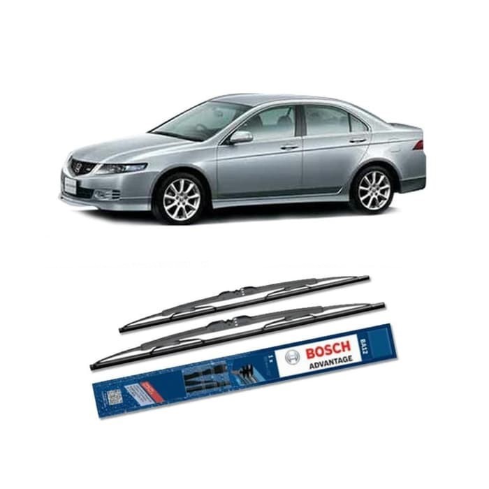 Wiper Bosch Advantage Honda Accord CM 2000-2006 24&quot; &amp; 19&quot; Sepasang Wiper Honda Kanan Kiri