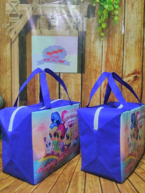 Tas Souvenir Ulang Tahun / Goodie bag / Tas resleting / souvenir ultah / tas souvenir-4
